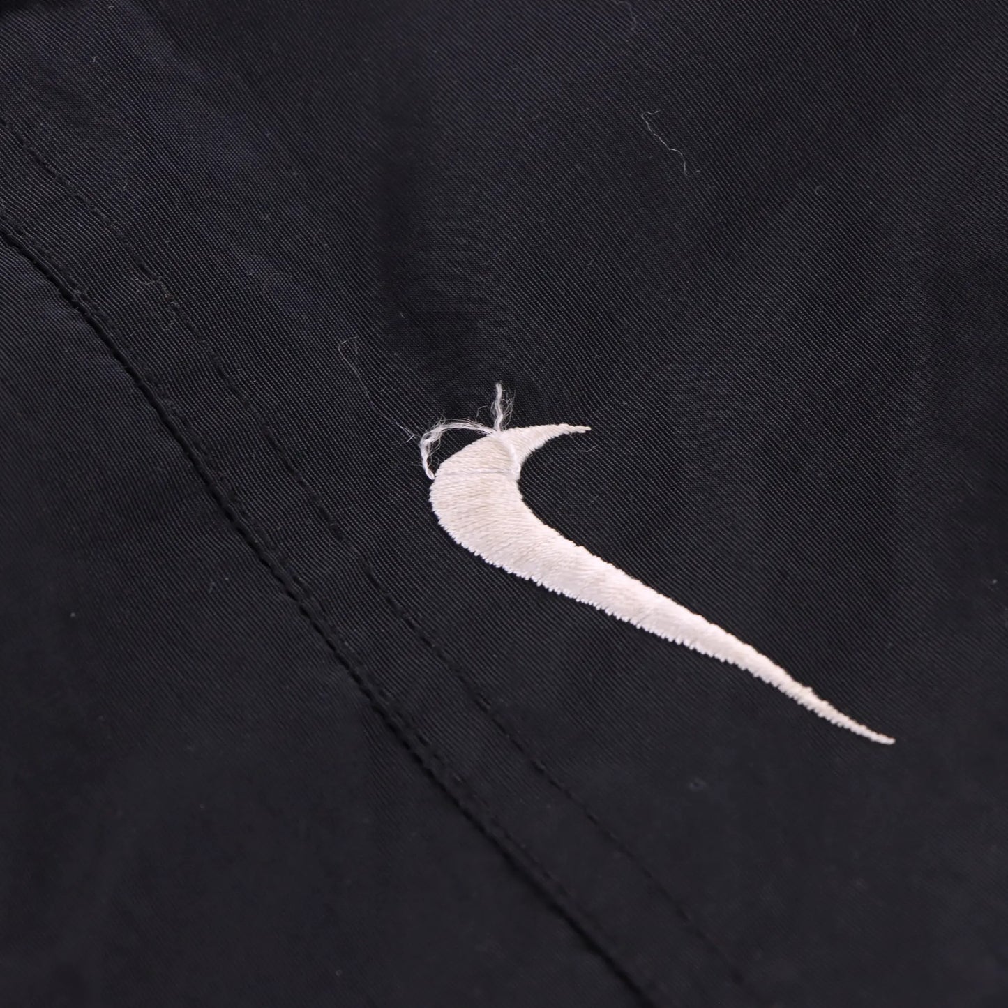 NIKE Embroidered Swoosh Logo Black Puffer Jacket (M) Vintage Sole Melbourne