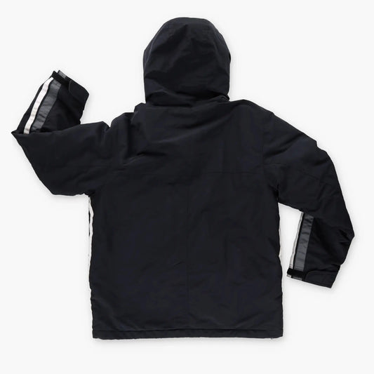 NIKE Embroidered Swoosh Logo Black Puffer Jacket (M) Vintage Sole Melbourne