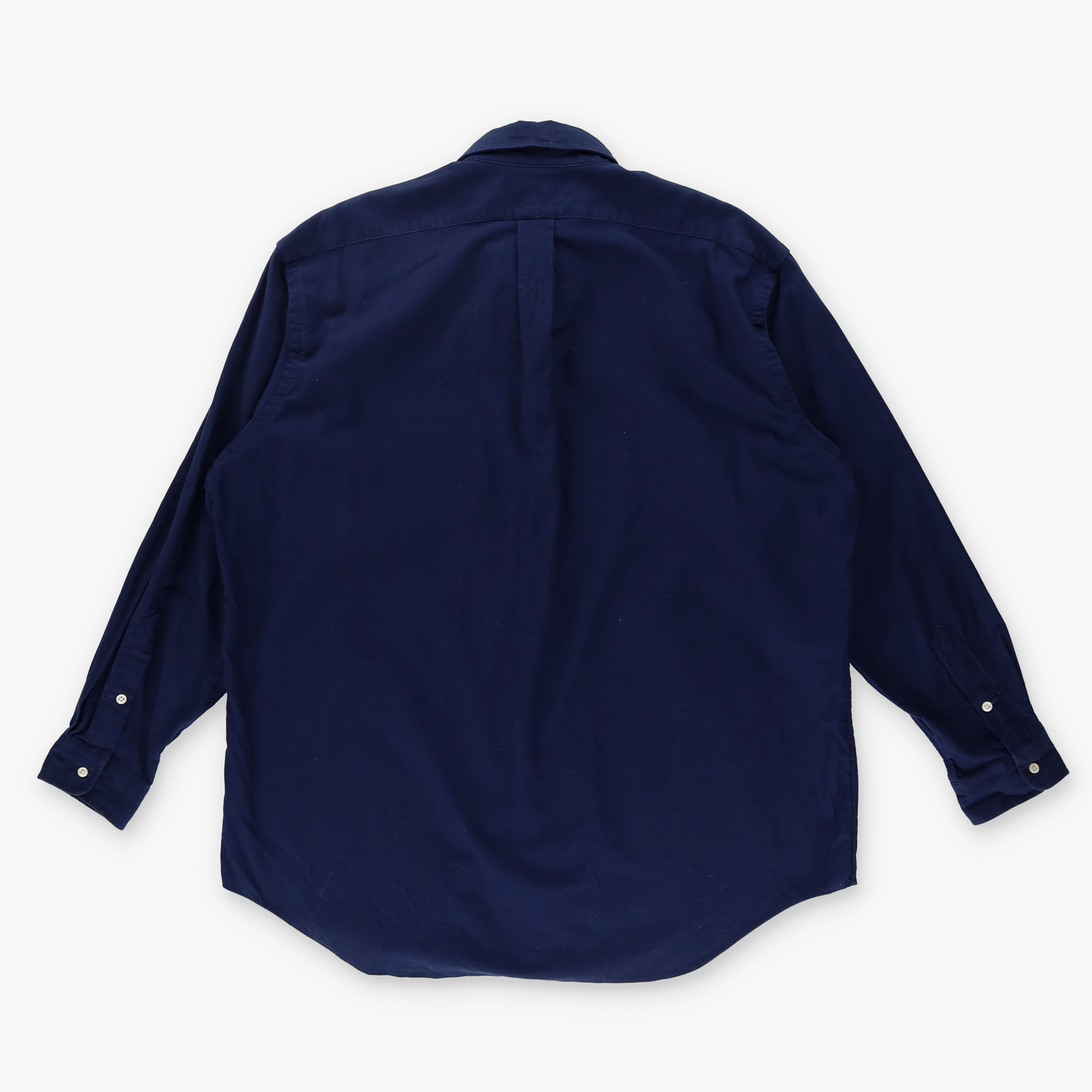 RALPH LAUREN Blake Embroidered Logo Navy & Red Long Sleeve Button Up Shirt (XL)