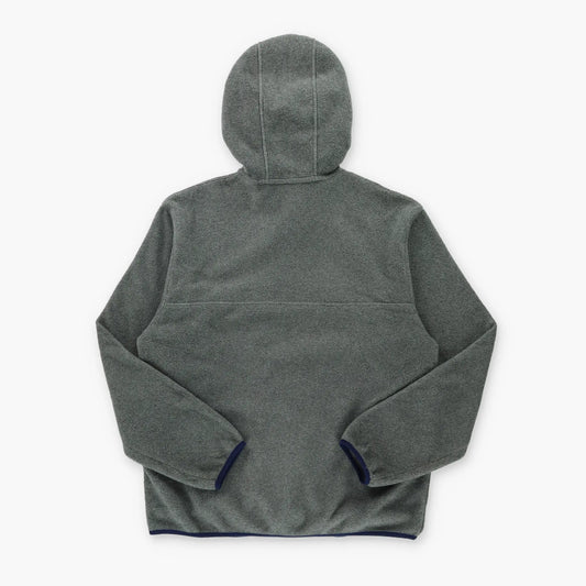 PATAGONIA Grey & Navy 'Synchilla' Full Zip Fleece Hoodie Jacket (M) Vintage Sole Melbourne