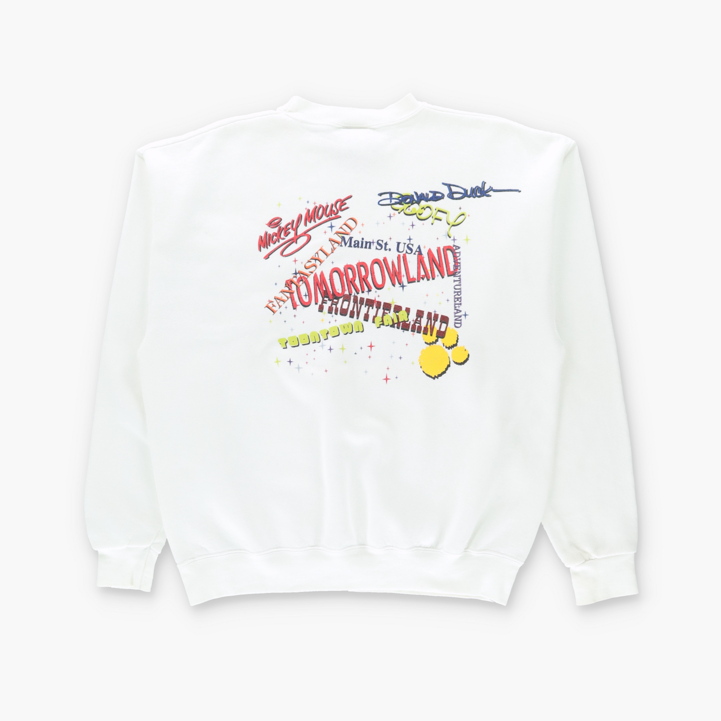 DISNEY MICKEY INC "Magic Kingdom" USA Made Double Sided Sweatshirt (M-L)