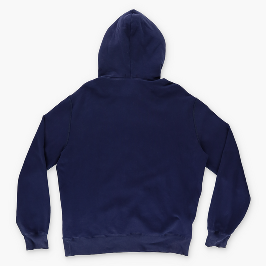 RALPH LAUREN POLO Embroidered Spell Out Logo Hooded Sweatshirt (XL)