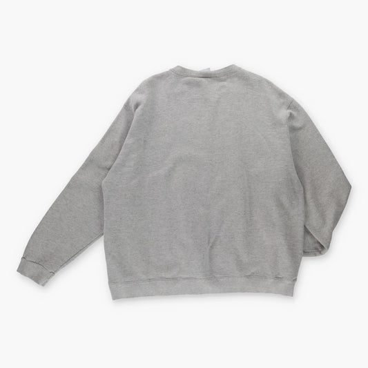 Vintage NIKE Grey & Black Embroidered Swoosh Classic Sweatshirt (XL) *Aubs Vintage Sole Melbourne