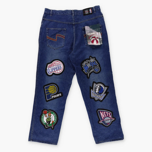 UNK NBA Embroidered Patch New With Tags Basketball Jeans (42) Vintage Sole Melbourne