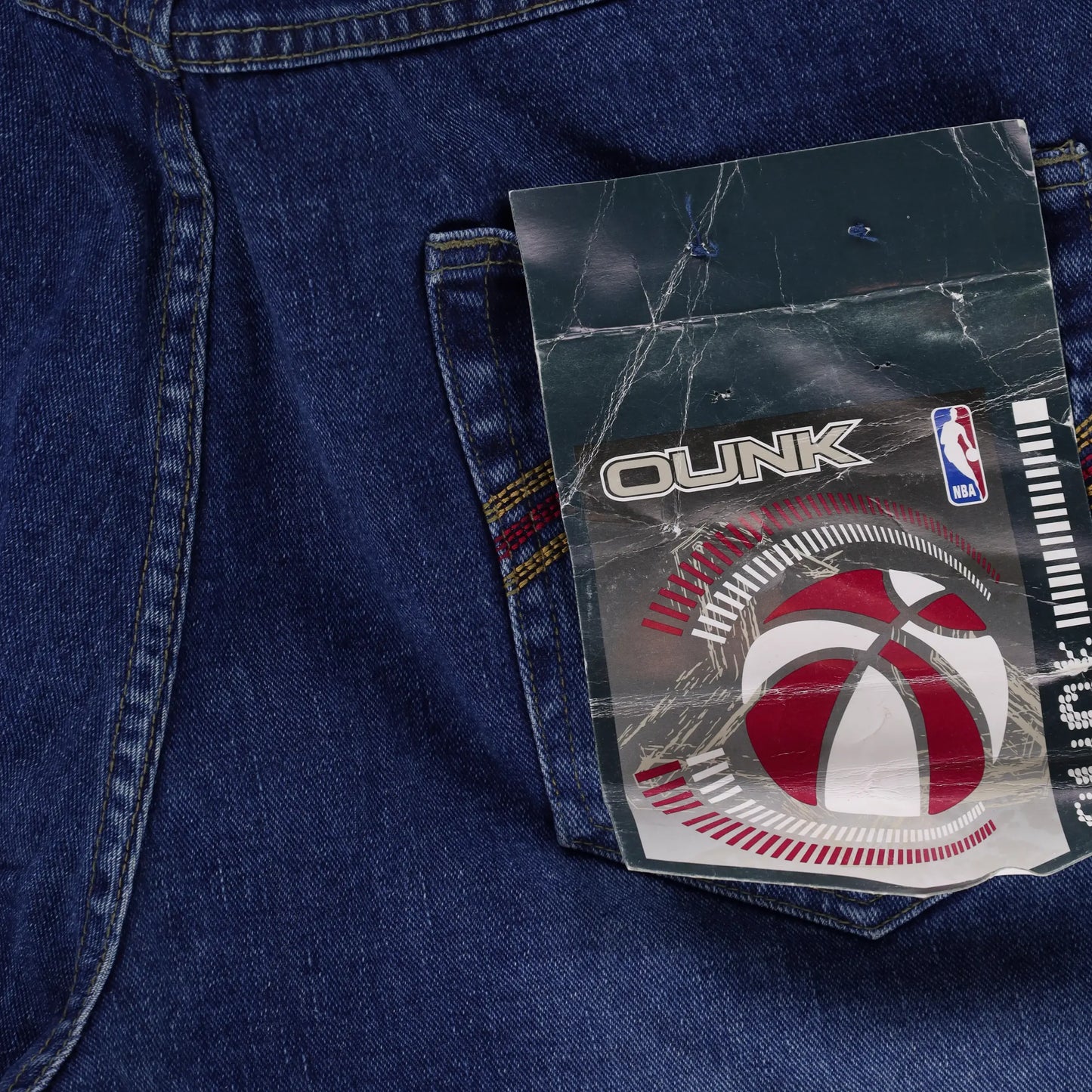 UNK NBA Embroidered Patch New With Tags Basketball Jeans (42) Vintage Sole Melbourne