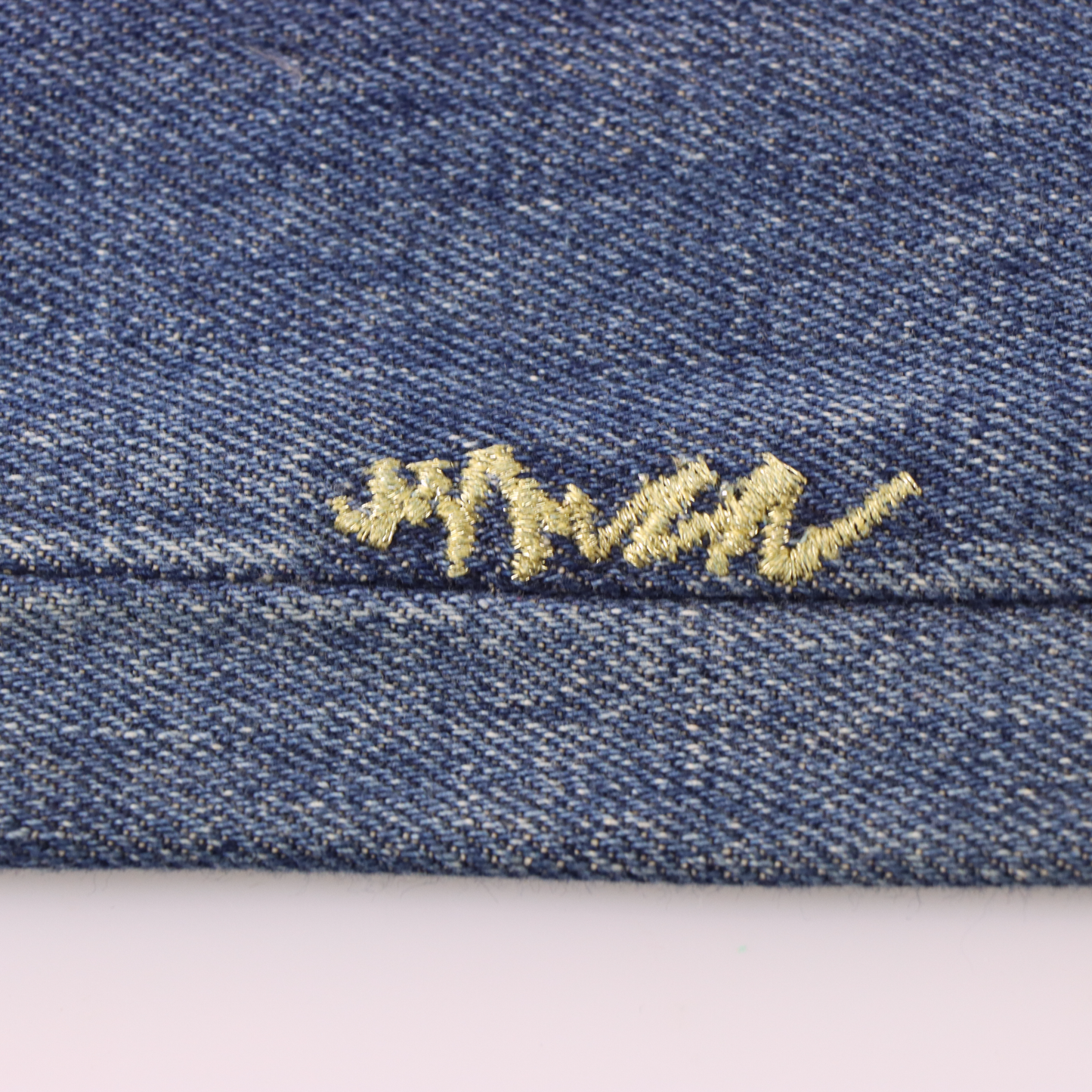 COOGI Embroidered Tiger Pocket Claw Scratch Blue Jeans (38 x 34)