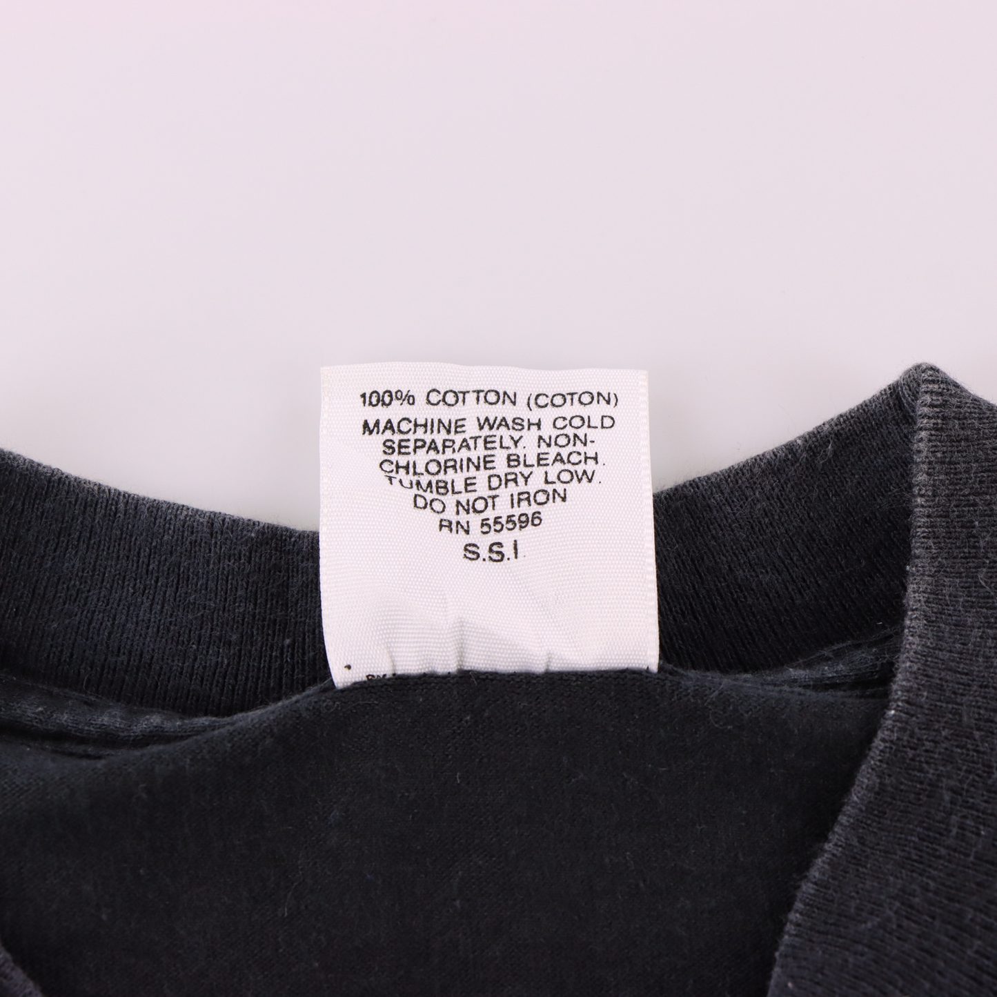 Indy 500 USA Made 1991 Neon Graphic Black Single Stitch Tee (L)