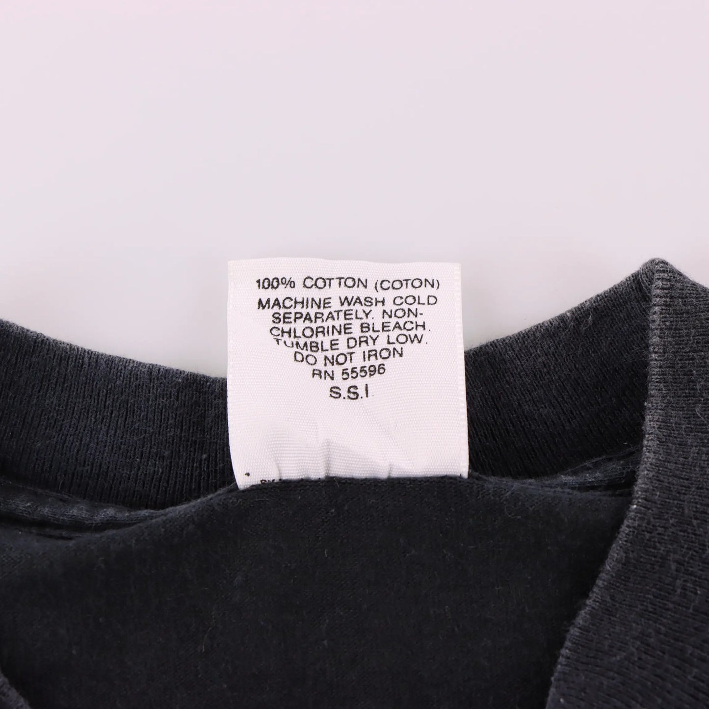 Indy 500 USA Made 1991 Neon Graphic Black Single Stitch Tee (L) Vintage Sole Melbourne