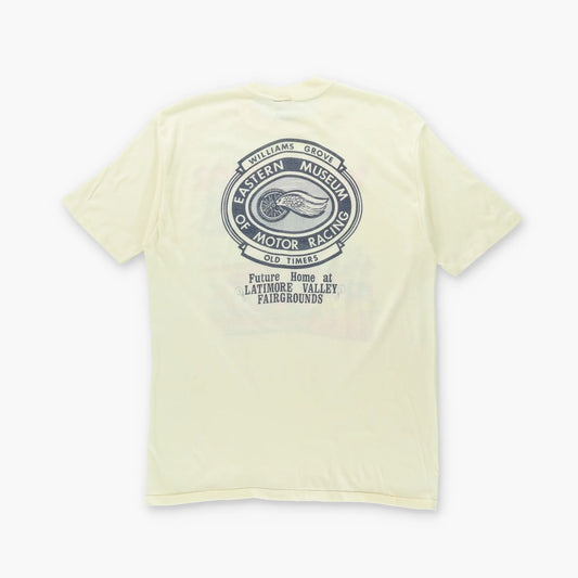 1988 VINTAGE "Williams Grove Old Timers" USA Made Racing T-Shirt (L-XL) Vintage Sole Melbourne
