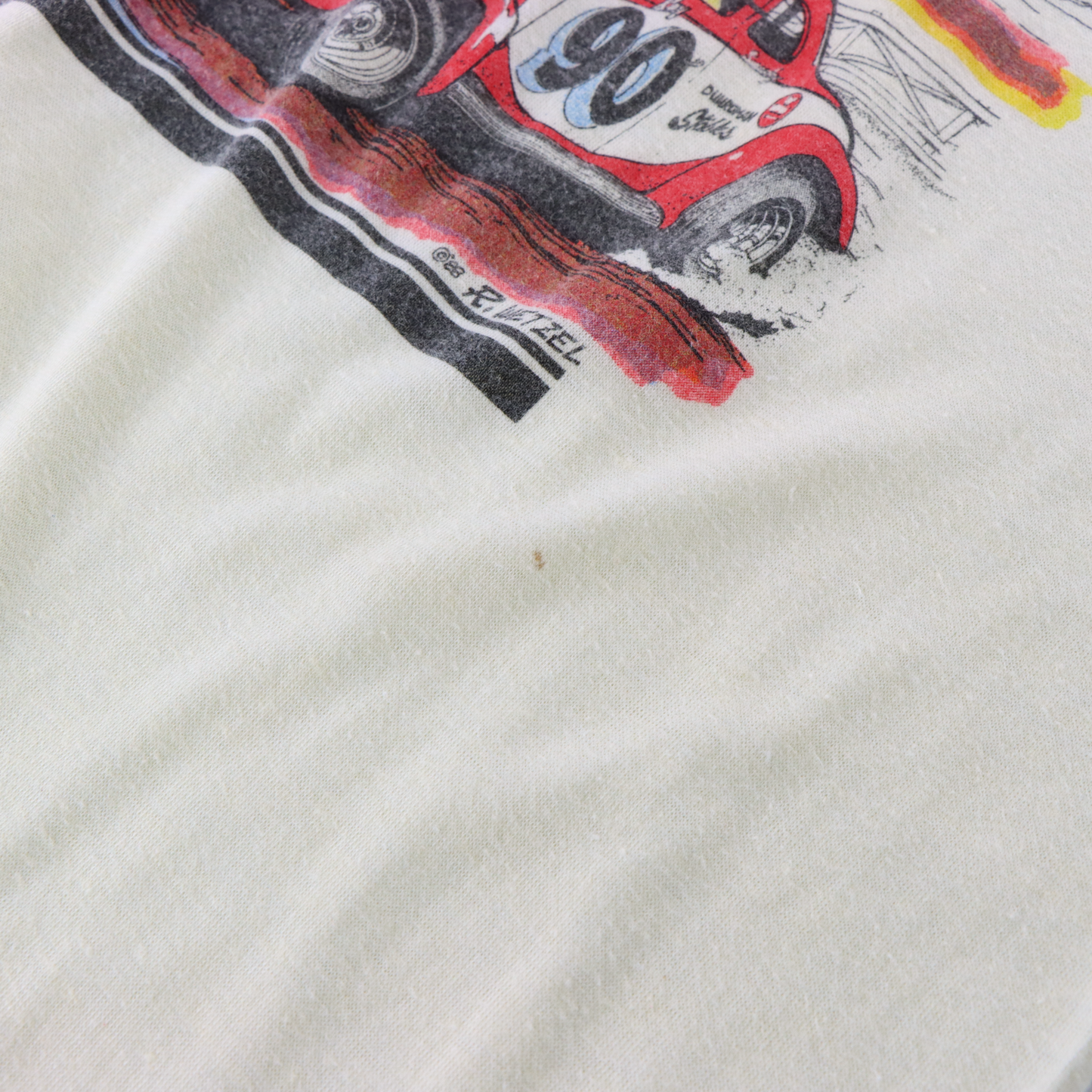 "Williams Grove Old Timers" 1988 USA Made Single Stitch Racing T-Shirt (L-XL)