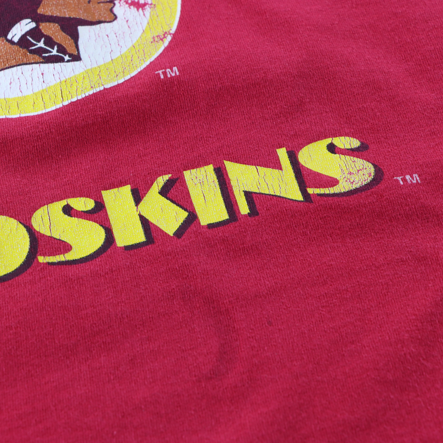 Washington Redskins USA Made Single Stitch NUTMEG MILLS Football T-Shirt (M-L)