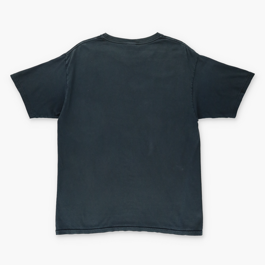 ANONYMOUS Y2K 'We Do Not Forgive' Hacker Vendetta Black & White T Shirt (L)