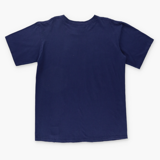 Vintage DALLAS COWBOYS 'National Football Conference' NFL USA Made Navy T-Shirt (XL)