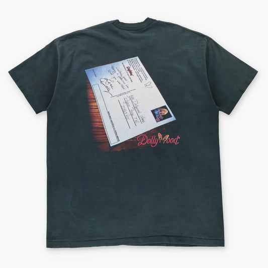 Dolly Parton Single Stitch 'Dollywood' Tour Double Sided Dark Grey T-Shirt (XXL) - Vintage Sole Melbourne