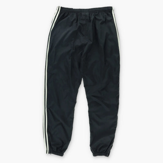 ADIDAS 3-Stipe Classic Black Zip Cuff Track Pants (L) Vintage Sole Melbourne