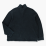 RALPH LAUREN POLO Washed Black 1/4 Zip Knit Sweater (XXL)