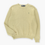 RALPH LAUREN POLO Beige Terry Cloth Knit Sweater (XL-XXL)