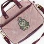 JUICY COUTURE Pink Velour Messenger Laptop Bag