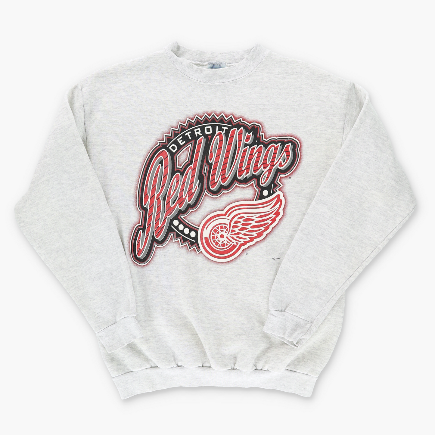 DETROIT RED WINGS NHL USA Made Grey Hockey Sweatshirt (M)