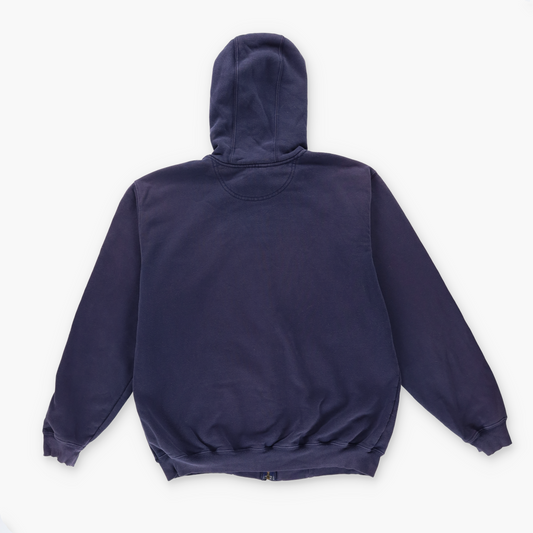 CARHARTT K185 Navy Vintage Hooded Zip-Up Sweatshirt (L-XL)