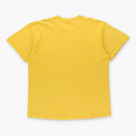 Vintage NIKE Mustard Yellow & Black Embroidered Swoosh USA Made T-Shirt (L-XL) Vintage Sole Melbourne