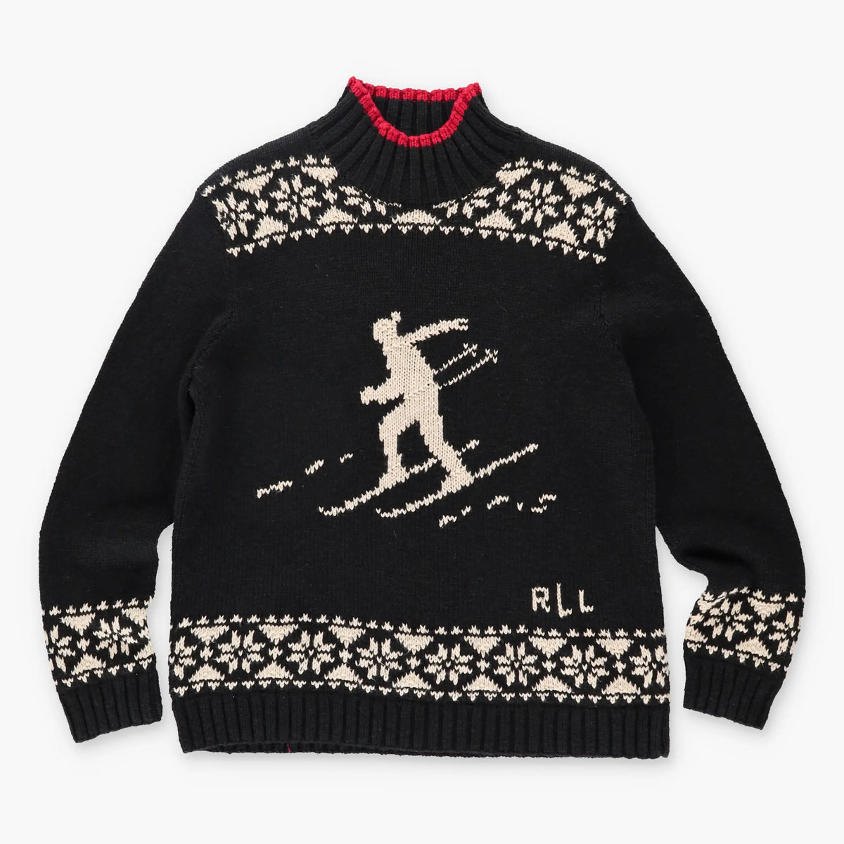 Vintage POLO RALPH LAUREN Ski Turtle Neck Knit Sweater (M-L) Vintage Sole Melbourne