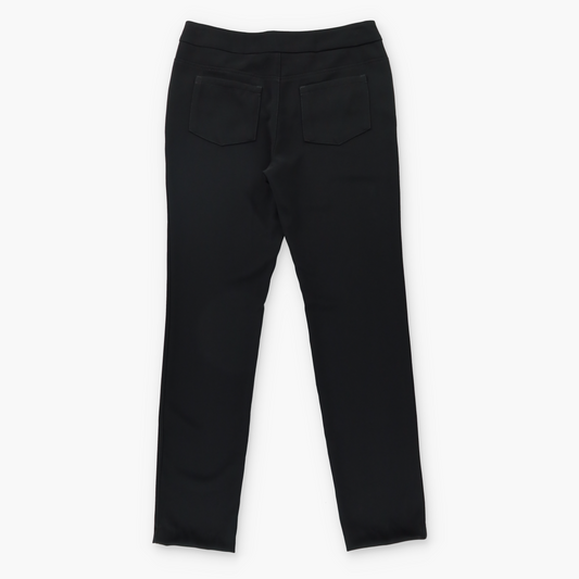 CHANEL Black 'CC' Logo Button Straight Leg Pants (Women's 10) Vintage Sole Melbourne