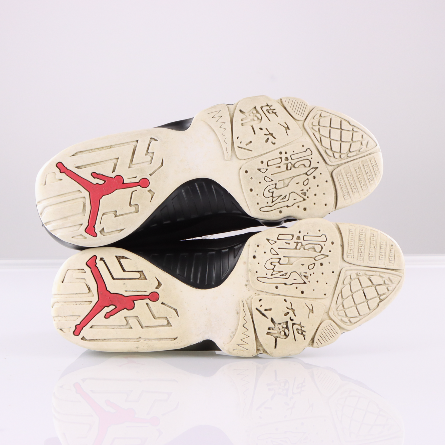 AIR JORDAN 9 Retro Space 2002 White Black Red Sneakers (12)