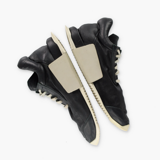 ADIDAS x RICK OWENS 'Level Runner Boost' Black Low Sneakers (9)