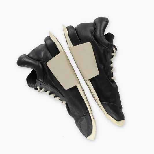 ADIDAS x RICK OWENS 'Level Runner Boost' Black Low Sneakers (9) Vintage Sole Melbourne