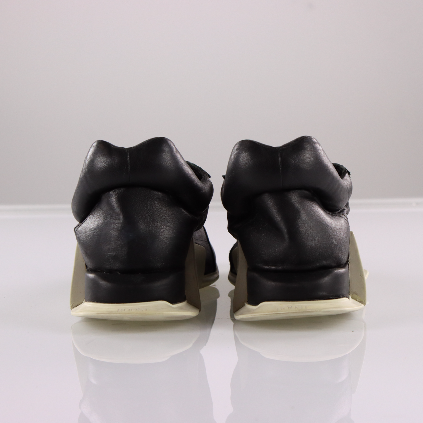 ADIDAS x RICK OWENS 'Level Runner Boost' Black Low Sneakers (9)