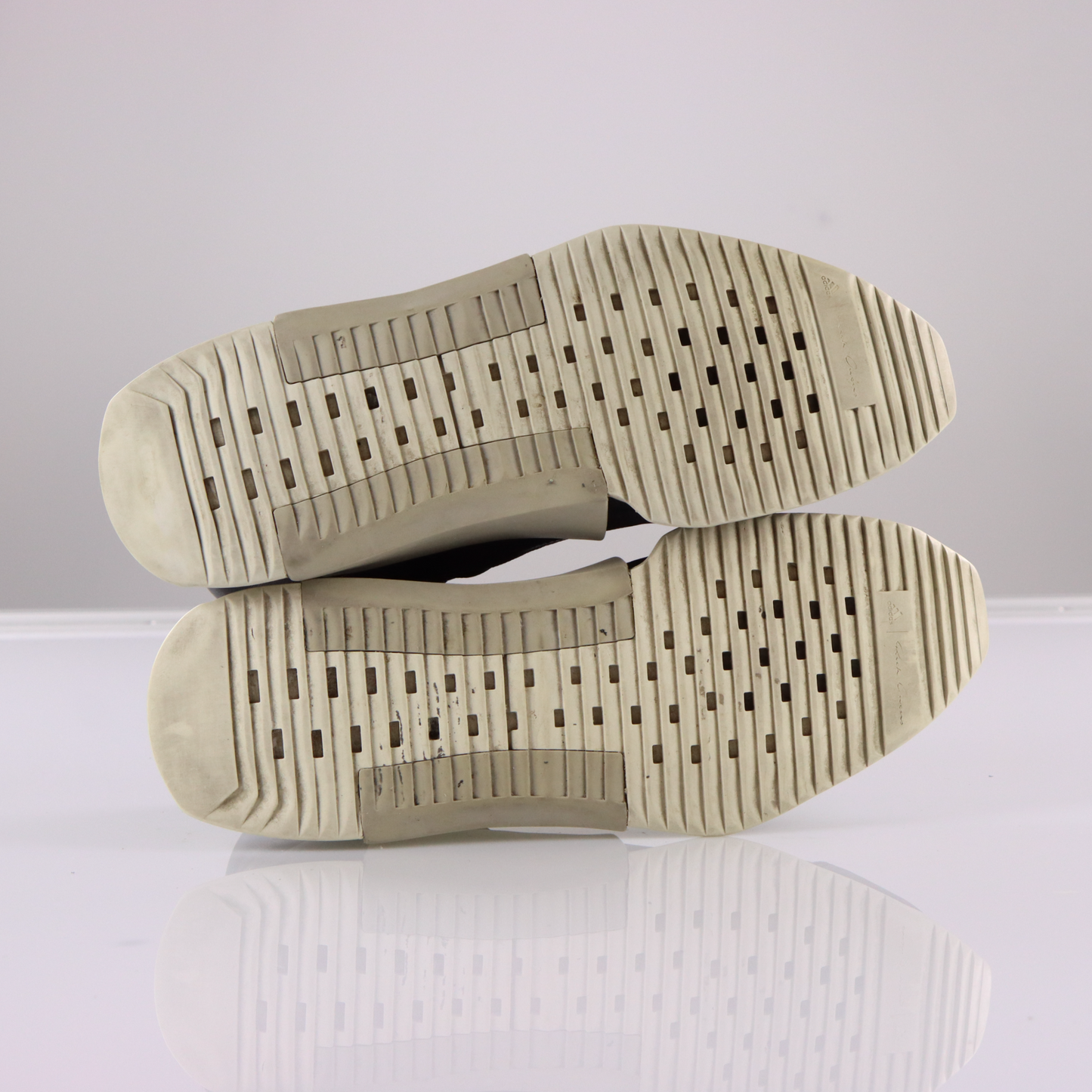 ADIDAS x RICK OWENS 'Level Runner Boost' Black Low Sneakers (9)