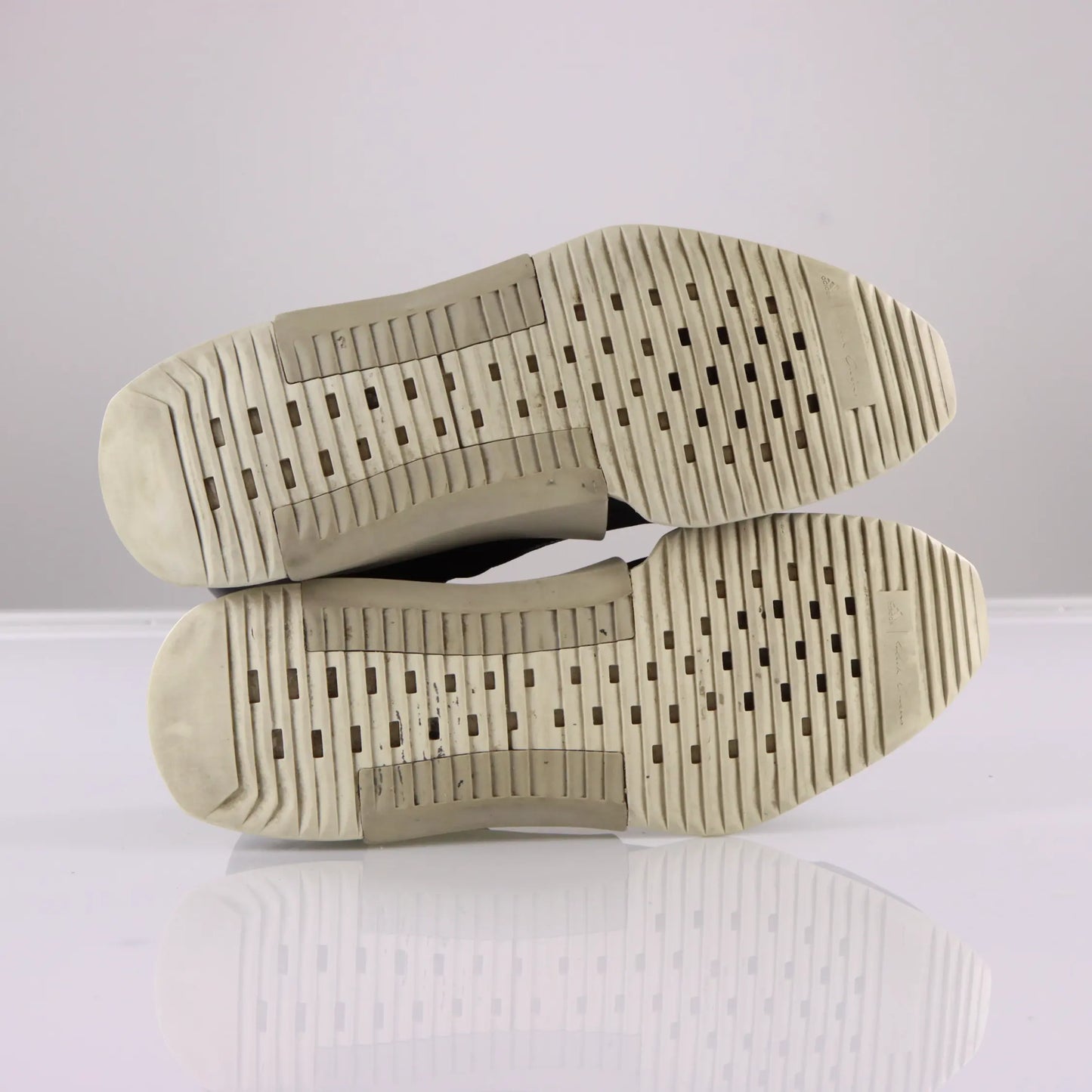 ADIDAS x RICK OWENS 'Level Runner Boost' Black Low Sneakers (9) Vintage Sole Melbourne