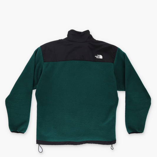 THE NORTH FACE Black & Green Retro Denali Panel Fleece Zip-Up Jacket (L)