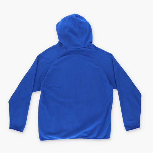 NIKE 'Therma Fit' Embroidered Swoosh Blue Hooded Fleece Sweatshirt (M-L)