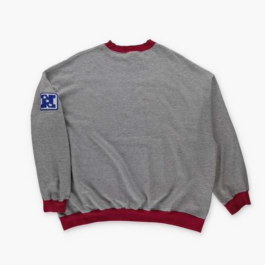 San Francisco 49ers NFL Embroidered CSA Red & Grey Ringer Sweatshirt (XXXL)