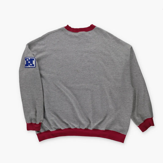 San Francisco 49ers NFL Embroidered CSA Red & Grey Ringer Sweatshirt (XXXL) Vintage Sole Melbourne