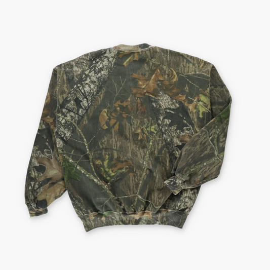 Camouflage Outdoor Hunting All Over Print RED EAGLE Sweatshirt (L-XL)