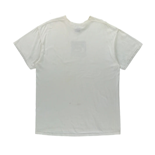 QUIKSILVER Illustrated Logo Graphic White T-Shirt (L TALL) Vintage Sole Melbourne