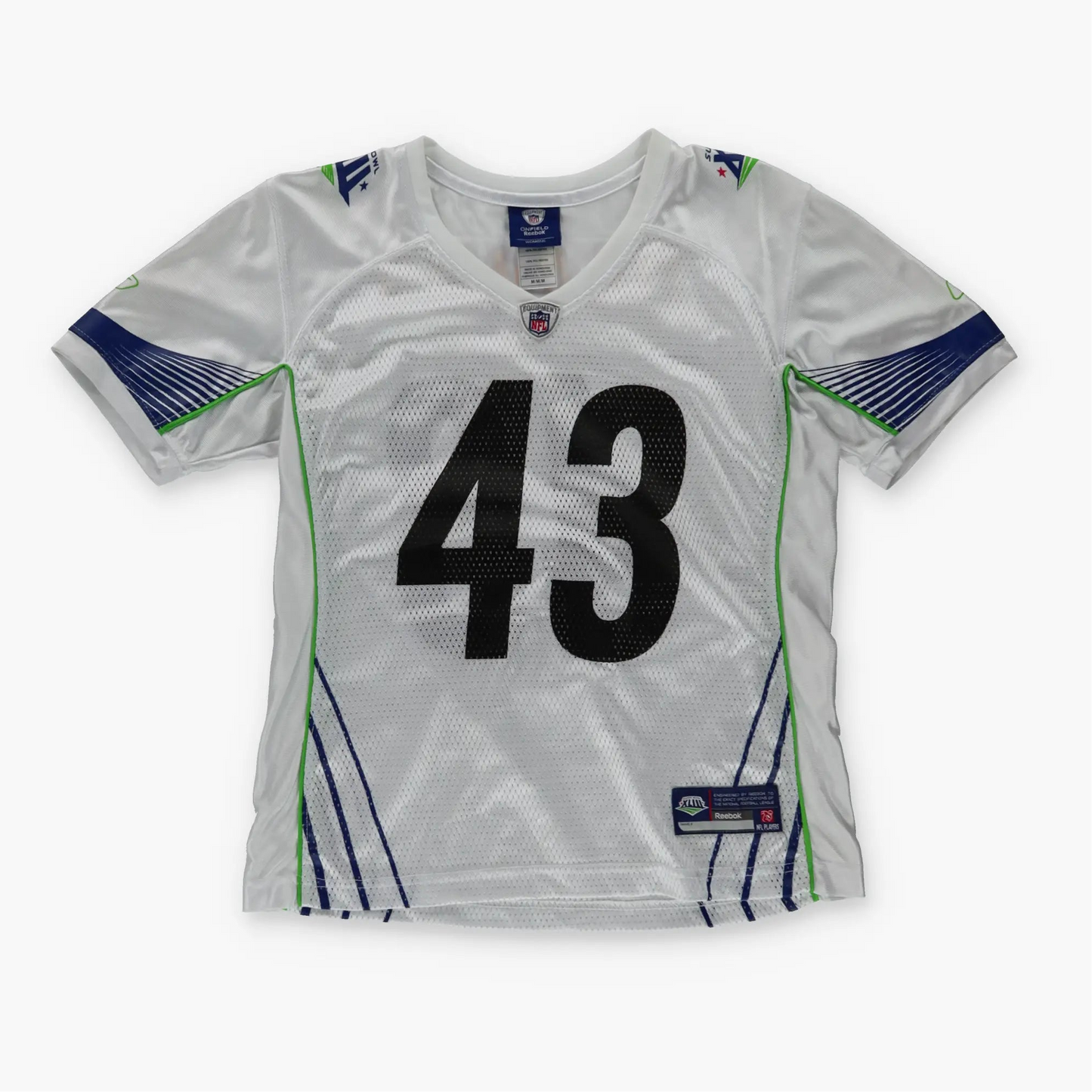 REEBOK NFL Pittsburgh Steelers #43 Tony Polamalu Superbowl Women's Jersey (XS) Vintage Sole Melbourne