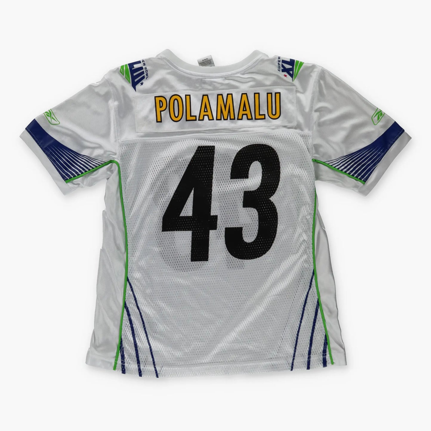 REEBOK NFL Pittsburgh Steelers #43 Tony Polamalu Superbowl Women's Jersey (XS) Vintage Sole Melbourne