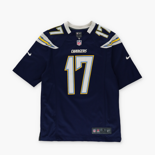 NIKE NFL San Diego Chargers #17 Philip Rivers Home Football Jersey (S-M)