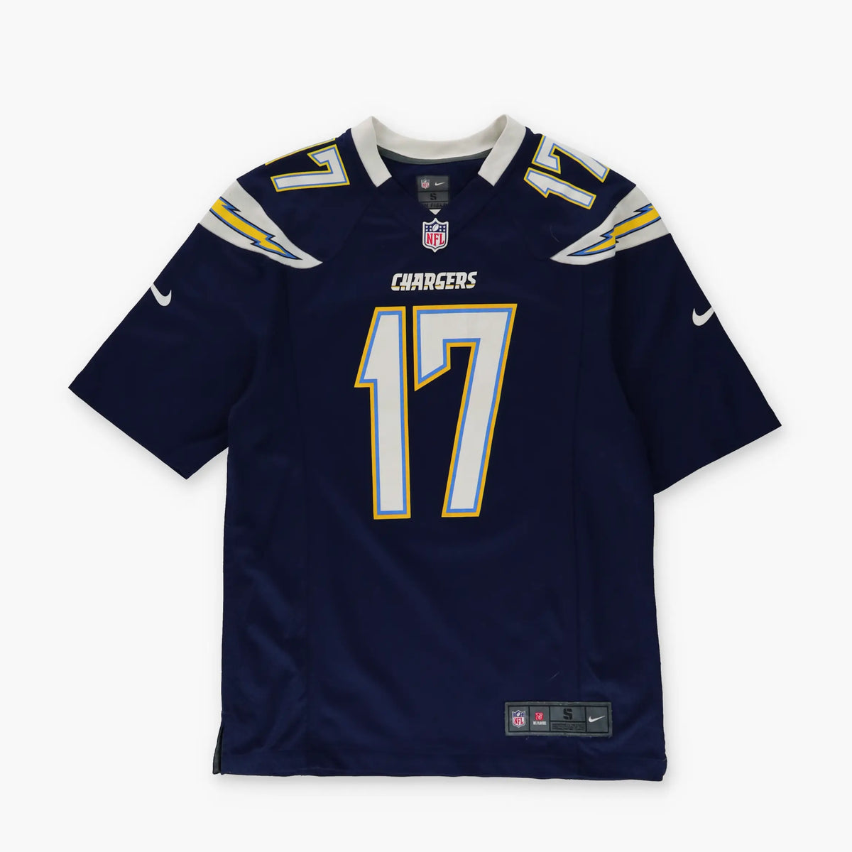 NIKE NFL San Diego Chargers #17 Philip Rivers Home Football Jersey (S-M) Vintage Sole Melbourne