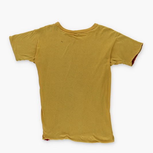 Tyee P.E Vintage Highschool Sports Double Lined Yellow & Red T-Shirt (XS)
