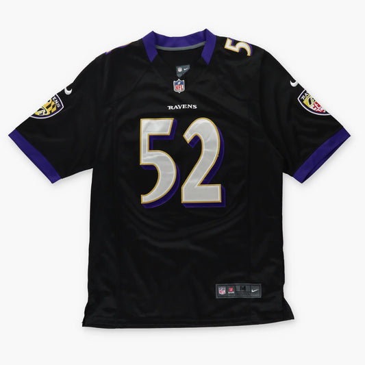 NIKE NFL Baltimore Ravens #52 Ray Lewis Signed Autographed Football Jersey (M-L) Vintage Sole Melbourne