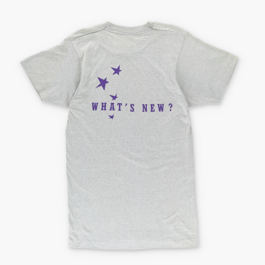 LINDA RONSTADT Retro USA Made 50/50 Grey & Purple Band Tee (S-M)