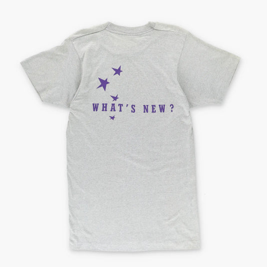 LINDA RONSTADT Retro USA Made 50/50 Grey & Purple Band Tee (S-M) Vintage Sole Melbourne