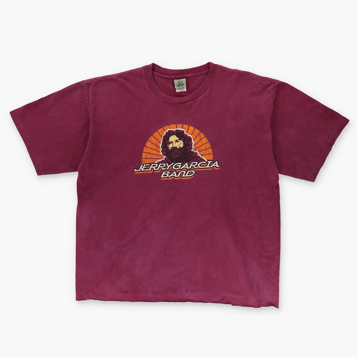 LIQUID BLUE Jerry Garcia Grateful Dead USA Made 80's Tour Tee (XL) Vintage Sole Melbourne
