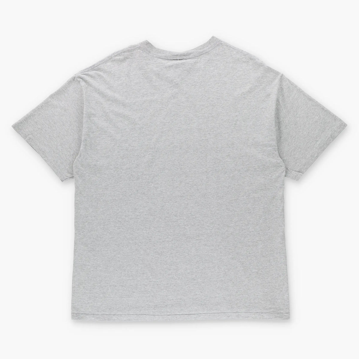 ADIDAS Silver & Heather Grey Big Logo Graphic T-Shirt (L-XL) Vintage Sole Melbourne