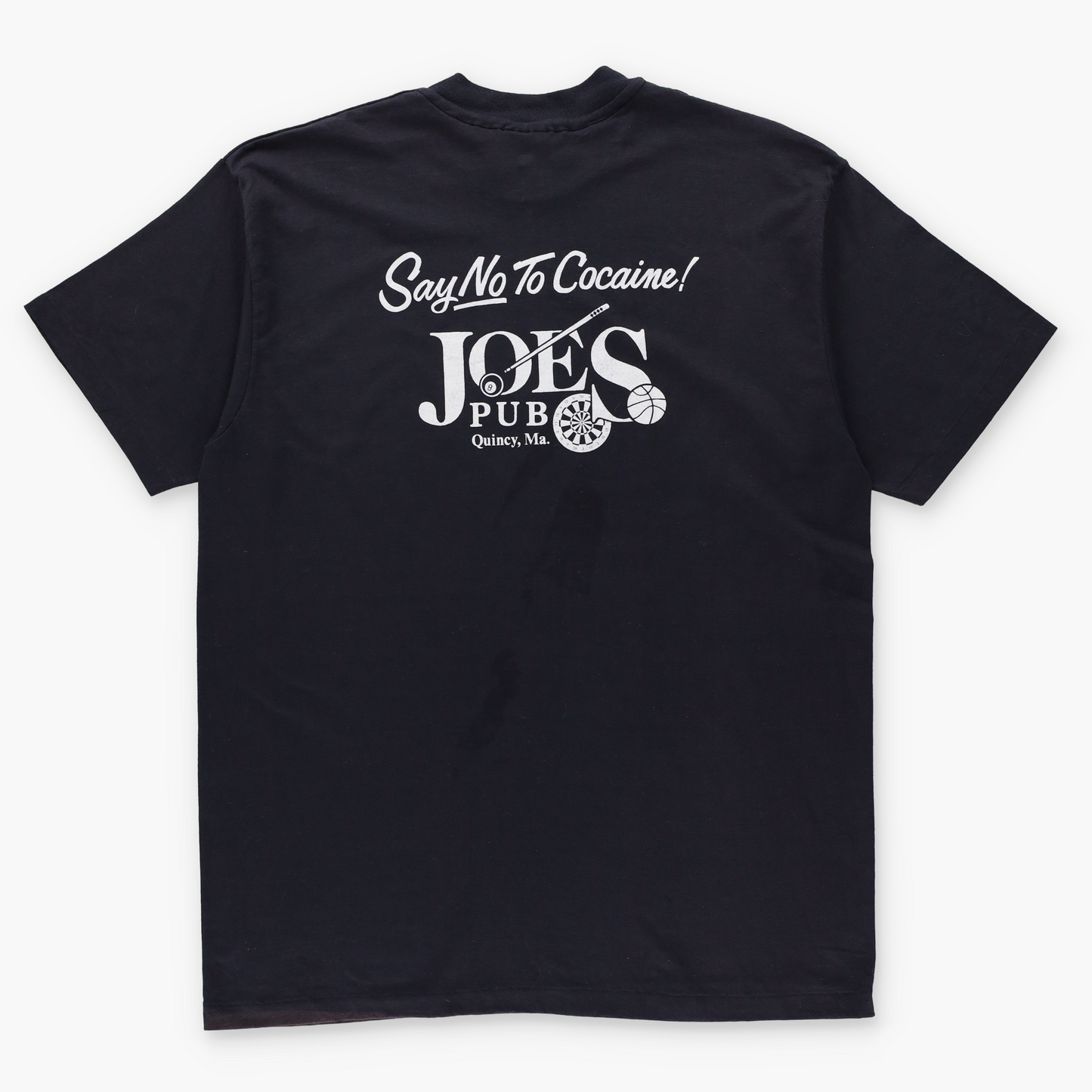 Three Stooges "Why Soitainly!" Single Stitch HANES Black USA Made T-Shirt (L-XL)
